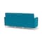 Lesro Siena Lounge Reception 3 Seat Tandem Seating No Center Arms, Brushed Steel, OH Waterfall Upholstery SN3101 - alternate 3